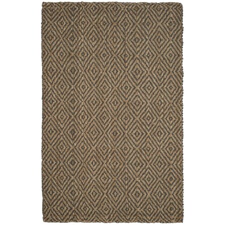 Safavieh Natural Fiber Hand Woven Accent Area Rug Natural & Grey - 2 x 3 ft. NF181D-2